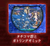 タチコマ群とガトリングギミック